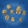 Custom Professional Precision Industrial Accessories Stainless Steel Brass CNC Machining Parts Turning Machine for Industrial