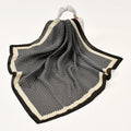 Wholesale Luxury Ladies 65*65cm Fashion Polyester Silk Chain Pattern Square Scarf