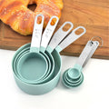 4Pcs/set Stainless Steel Measuring Cups and Spoons Set Kitchen Baking Cooking Gadget Tools
