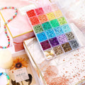 6mm/3300pcs Color Loose Beads Flat Round Polymer Clay Beads Chip Disk for DIY Making Crafts Necklace Bracelet Accessories