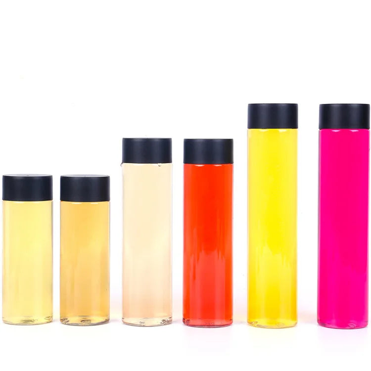 400ml 500ml PET Food Grade Milk & Juice Bottles with Screw Cap and Logo Printing for Packing