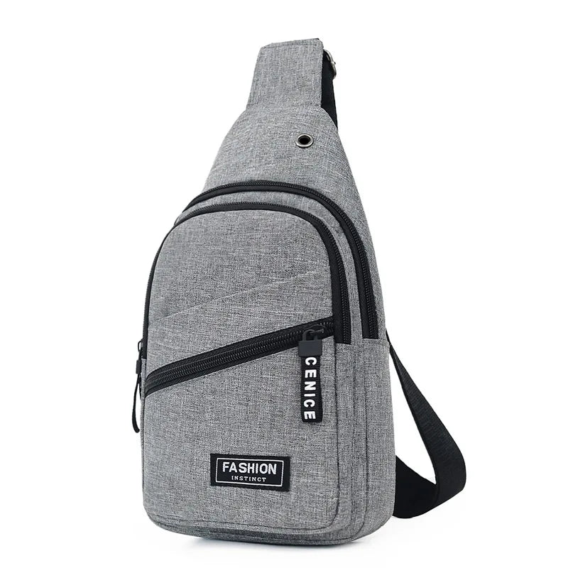 Outdoor Sports Chest Bag New High-Capacity Waterproof Oxford Cloth Messenger Daily Use Bag