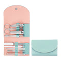 Mini Manicure Pedicure Kit With Leather Case Professional Man and Women Beauty Care Tools Nail Clipper Set