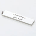 High Quality Stainless Steel Keychain Vintage Fashion Cartoon Design Engraved Metal Key Low Price Keychain