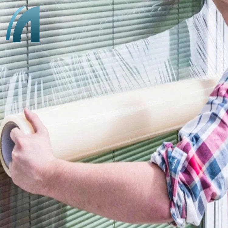 Pe Soft Moisture Proof Blue Transparent Anti Scratch for Customizable Adhesive Certified Protective Film for Window Glass