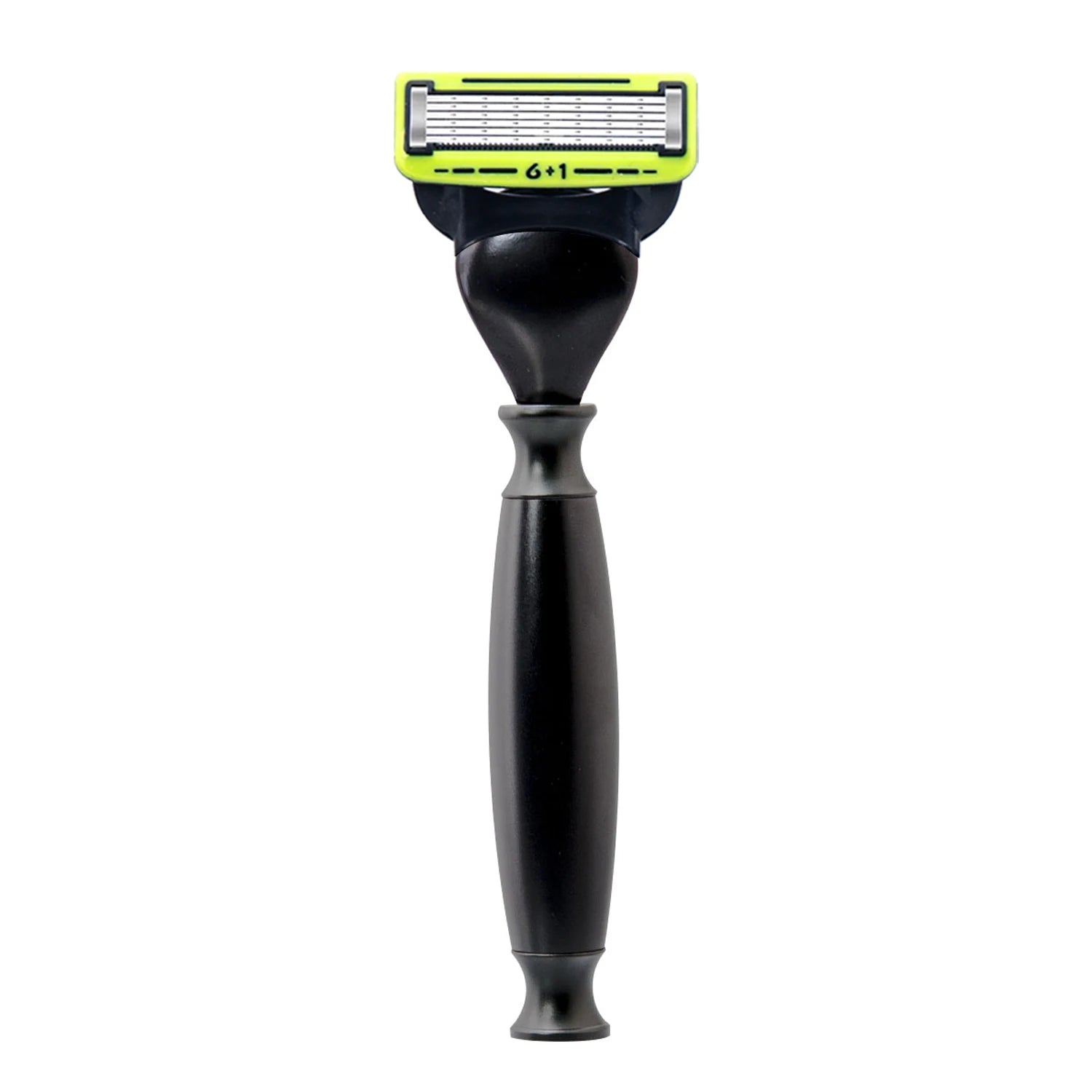 ZY Shaving Razor 6 Blades Safety Razor with Metal Handle Barber Shop Six Blades Barber Razor Replacement Blade Razor