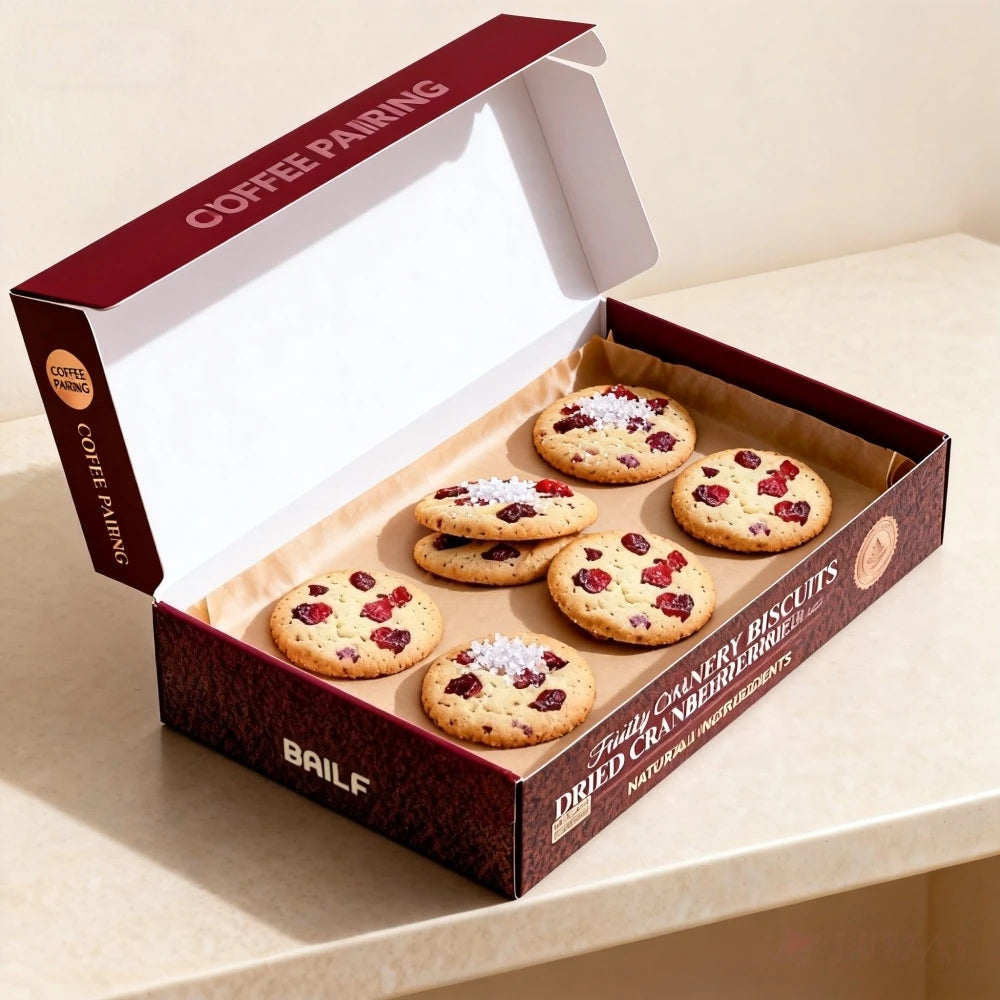 New Arrival Eco Friendly Food Grade Cheesecake Eclairs Puff Pastry Brownies Packaging Box Matt Lamination Embossing Sponge