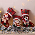 2023 Christmas Stocking Santa Sack Gift Bag Christmas Socks Christmas Decorations for Home Decor Navidad