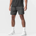 Men's Running Shorts Elastic Waisted Quick Dry Sport Workout Athletic Shorts With Zip Pocket