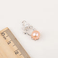 P060701 DIY 7-11mm Natural Freshwater Pearl Pendant Accessory 925 Sterling Silver Engagement Jewelry Necklace for Women MegaBDM