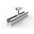 Aluminum Solar Panel Mounting Rail Solar Mini Rail for Metal Roof Racking System With Screws and EPDM