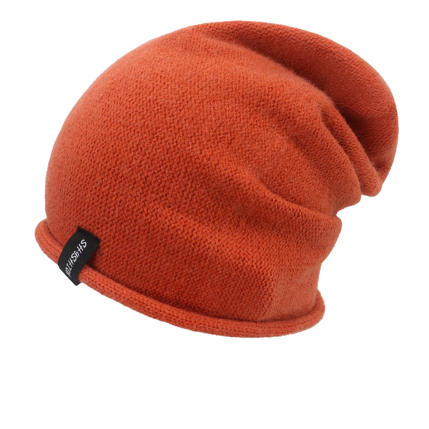 New Custom Made Knit Beanie Hat/ Custom Slouchy Beanie Rolled Pullover Men's and Women's Knitted Hat