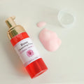 Private Label OEM  Natural Vegan Whitening Exfoliating Face Mousse Rose Foam Cleansing Makeup Remover Facial Cleansing Mousse