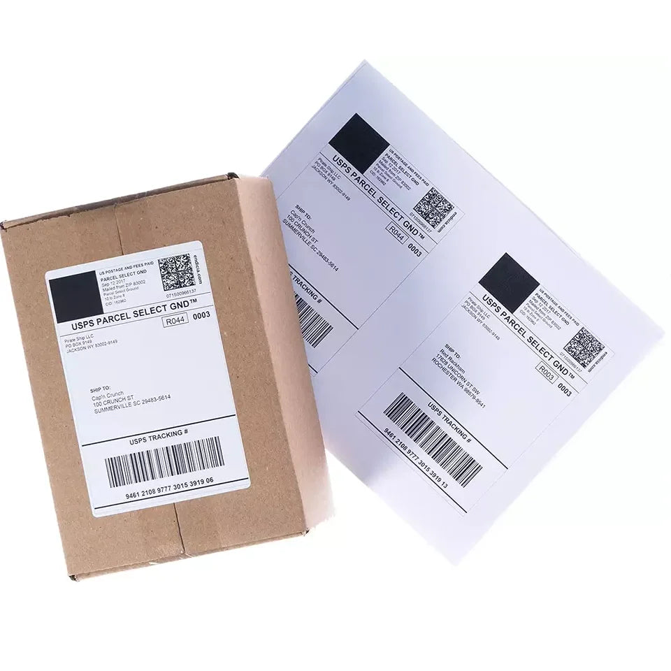 A4 Matte Silver Foil Labels Full Sheet Self-adhesive Compatible Inkjet Printer Waterproof Glossy Silver Stickers Paper
