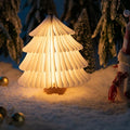 2026 Trading Products Rechargeable Folding Lighting Paper Lamp Portable Bedroom Table Christmas Gift Flexible E26 Lantern for MegaBDM