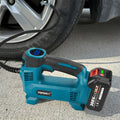 Yofidra High Pressure Electric Air Pump LED Display Cordless Rechargeable Car Tire Inflator Pneumatic Tool