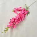 Multicolor-Rose Red Modern Style Artificial Flower Wedding Decoration Spring and Autumn Two-pronged Flocked Swallow