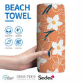 Custom Print Double Sided Quick Dry Microfiber Beach Towels With Logo