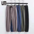 Liu Ming Clothing Manufacturers Custom 2025 New Summer Men Casual Cotton Linen Harem Pants Drawstring Baggy Trousers