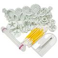 14 Types Cake Fondant Cutter Sets DIY Eco-Friendly Baking Fondant Tools Cake Decorating Set 46 Pieces