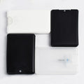 Empty square Pocket Plastic Perfume Bottle White Black 20ml Plastic Credit Card Flat Spray Bottle with Sprayer