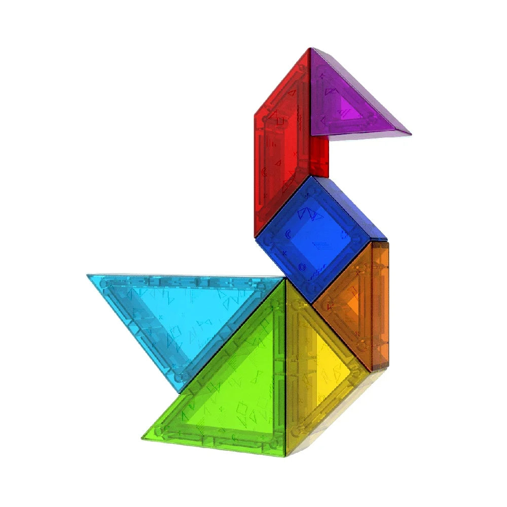 Tangram Magnetic Toy Factory Wholesale New Design Magnetic Building Block STEM Magnet Educational Toys for Kids