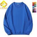 Wholesale High Quality OEM Autumn Embroidered Pullover Plush Blank Jogger White Crewneck Cotton Custom Hoodie Sweatshirt