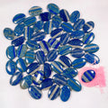 Hongzhuo Wholesale Spiritual Healing Crystal Lapis Lazuli Palm Stones for Healing