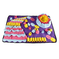 COLLABOR Stock 23Colors Snuffling Puzzle Nose Work Snuffle Mat Toy for Dogs Factory Pet Interactive Educational Sniffing Mat