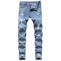 Lidong Custom Unisex Jeans Pants New Style High Street Mid Straight Cut Factory Wholesale Print Customized Men's Fashion China