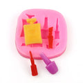 XGY-120 Silicone Mold Fondant Tools Cake - Silicone Baking Mold Decorating Toiletry Mold Cake Decorating Tools.Easy to Clean.