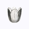 Custom Clear Flower Shaped Tealight Glass Candle Jars Candle Holders for Home Hotel Restaurant Weddings