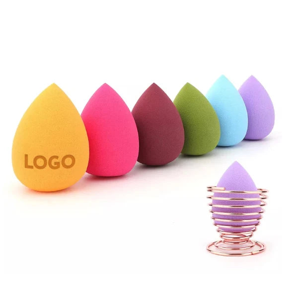 Portable Travel Size Black Beauty Egg Puff Latex Free Powder Foundation Blending Makeup Sponge