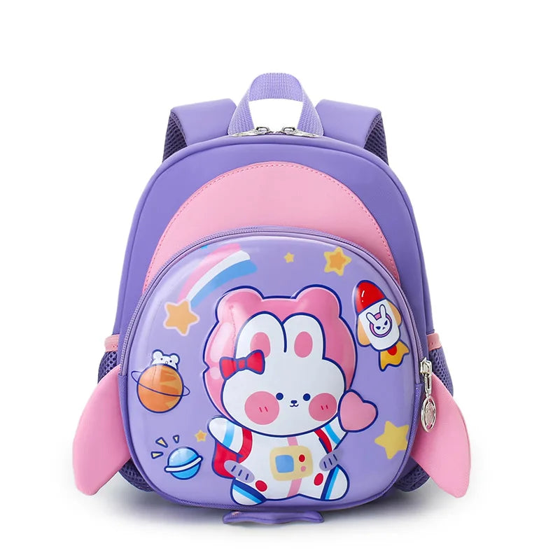 Lightweight Cute 3D Printing Kids Bag Cute Kids Backpack Girl School Girls with Good Quality