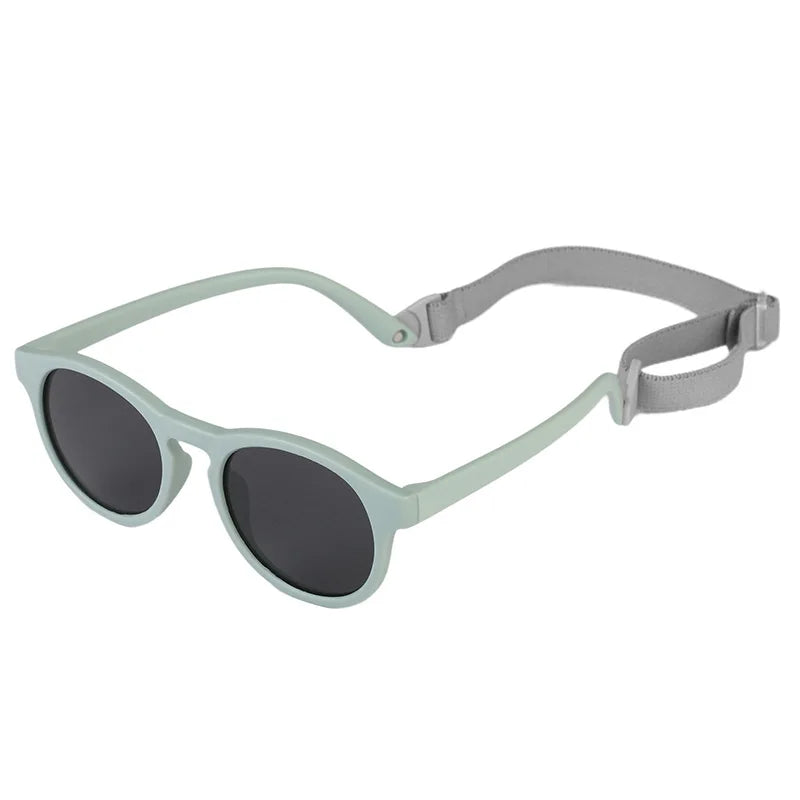 New 0-2 Year Old Baby Sunglasses Polarized Kids Sunglasses Soft Silicone Sunglasses for Children
