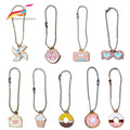 Cute Shoe Laces Charms Lanyard Decorations Metal Accessories Shoelace Chain for Shoes