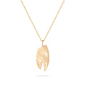 LOZRUNVE Gold Plated Minimalist Plain Sea Animal Pendant Necklace Silver 925 Sterling Jewelry
