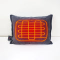 USB Powered Wireless Heated Pillow Back Cushion for Outdoor Heating With Power Bank Compatibility