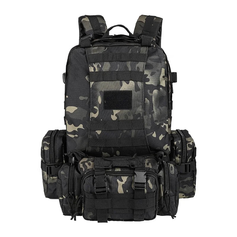 YAKEDA Mountaineering Tactical Backpack Outdoors Heavy Duty Tactical Pack Molle Pack Bag for Hunting Training Camping Backpack