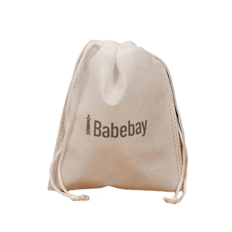 Wholesale Promotional Custom Logo Printed Gift  Non Woven Double String Handbag Shoe Dust Drawstring Bag