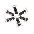 Ivoduff Wholesale 20mm Suspender Clip Garment Accessories Black Suspender Garter Clips