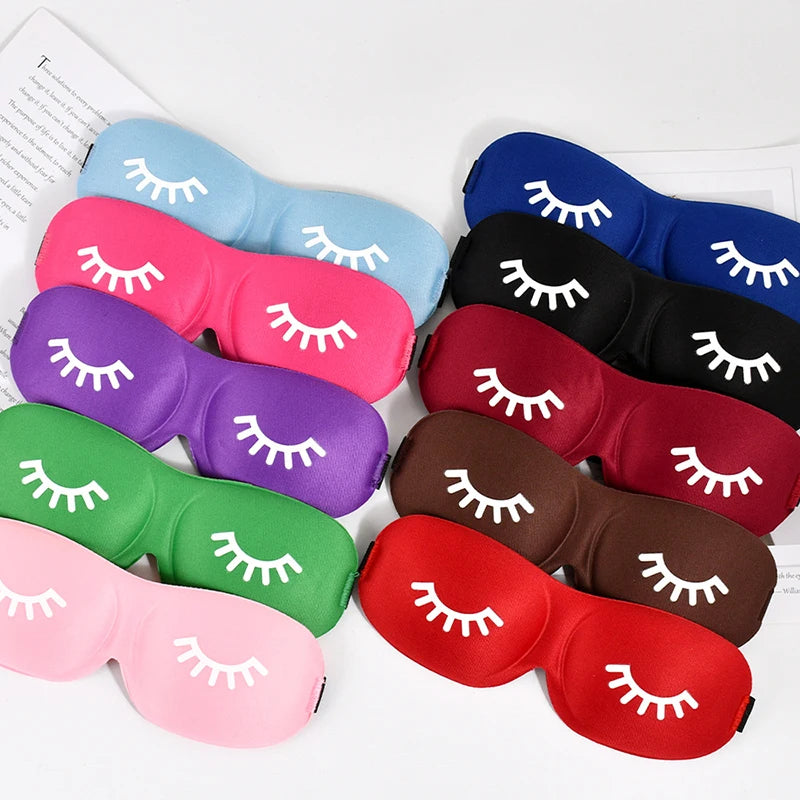 Wholesale Lash Funny Sleep Mask Soft Blackout Blindfold with Adjustable Strap Cute for Lash Academy