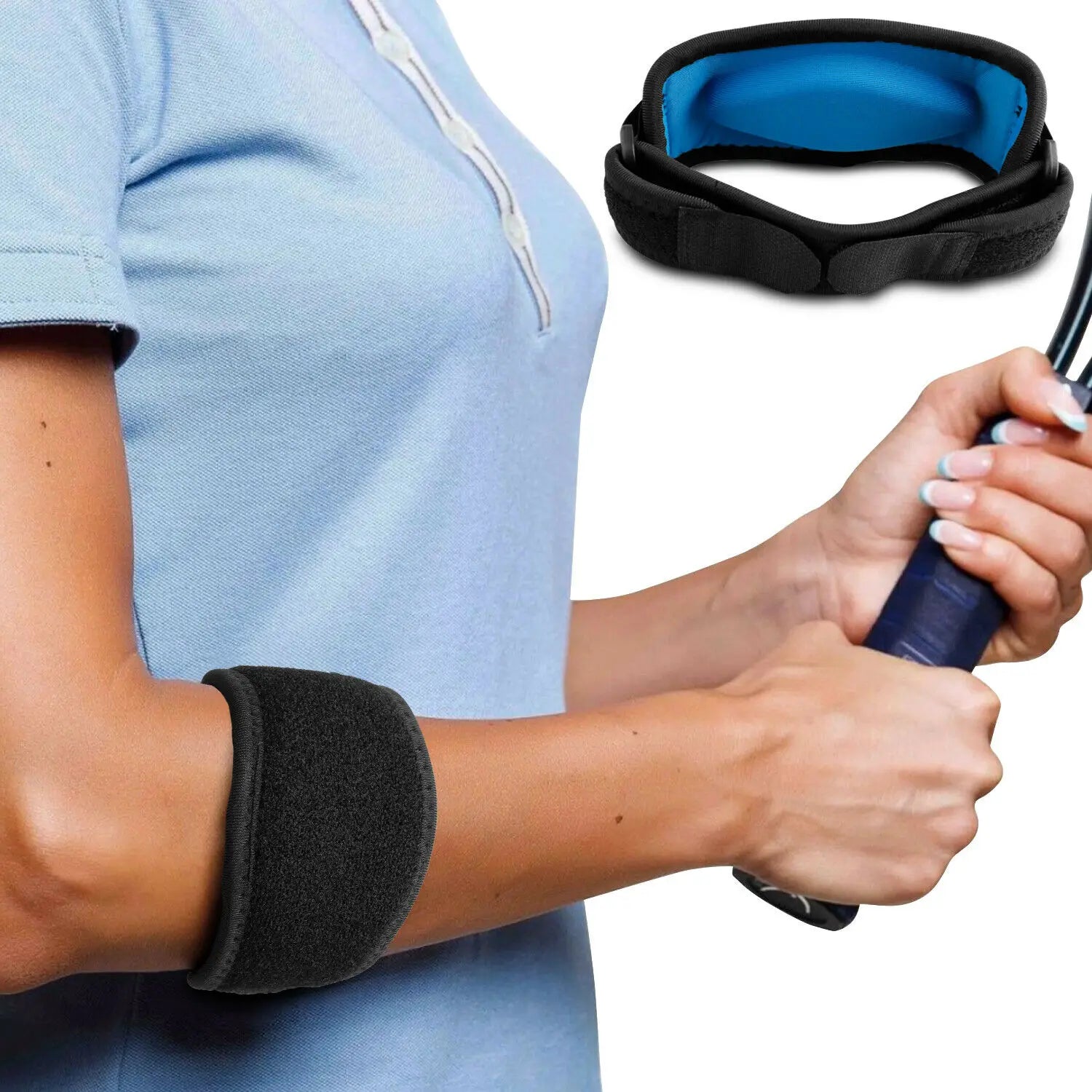 Adjustable Arm Brace Support Elbow Band Wrap Bandage Strap Joint Pain Relief Elbow Protector Forearm Guard for Tennis Golf