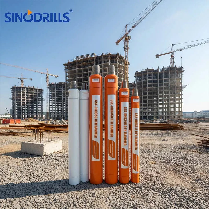 Sinodrills Rock Drilling Tools Water Well Drills Drilling Accessories 3.5 Inch DTH Hammer