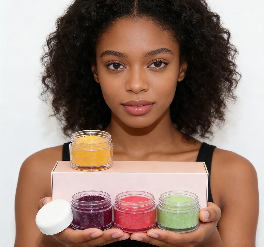 Wholesale Organic Lipscrub Private Label Vendors Lip Balm and Lipscrub 3Colors Lip Balm