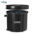 5 Layers Material  Nylon PVC EPE Insulated Portable Sports Recovery Ice Soaking Bath Can Connect Chiller Unit Plunge Pool Tub