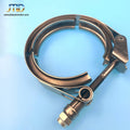 JTLD Heavy Duty 304 Stainless Steel l V Band Exhaust Hose Pipe Clamp With Flange Kit
