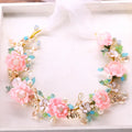 Bridal Hair Accessories Bridal Wreath Headband Korean Flower Bridal Hairband