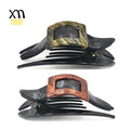 Xinmei French Curved Styling Hair Clip Women's Strong Hold Flat Claw Clip for Thick Hair Large Duckbill Clips Clutchers for Hair