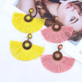 Bohemian Vintage Rhinestone Earrings Handmade Tassel Earrings Wholesale Lady Jewelry